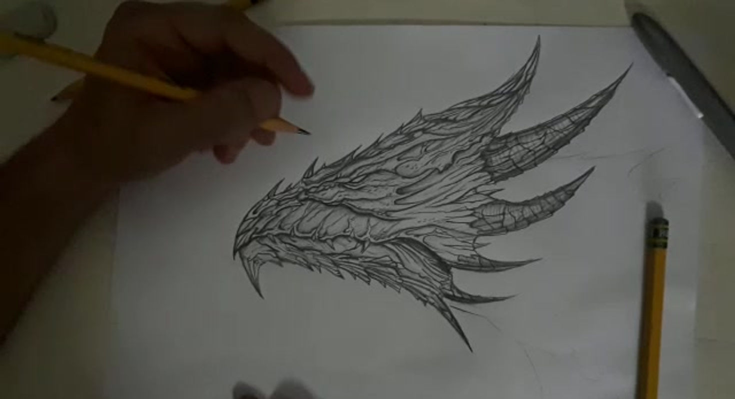 The making of the dragon's head part1